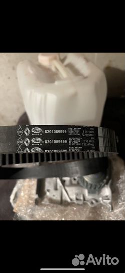 Комплект грм с помпой на Логан 1.6 16v Оригинал