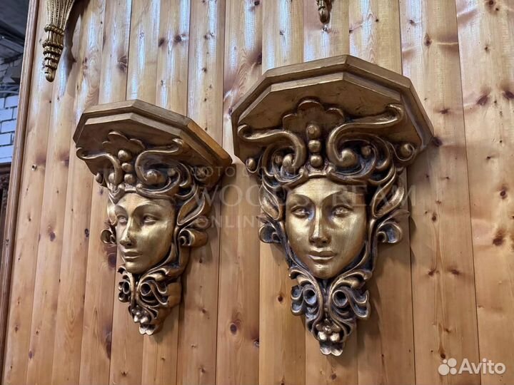 Консоль. Полка. Барокко. Антикварная мебель