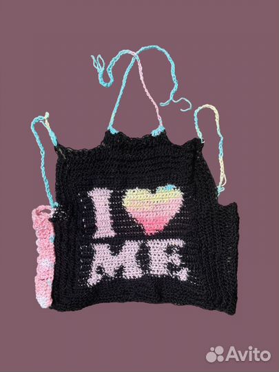 Вязаный топ