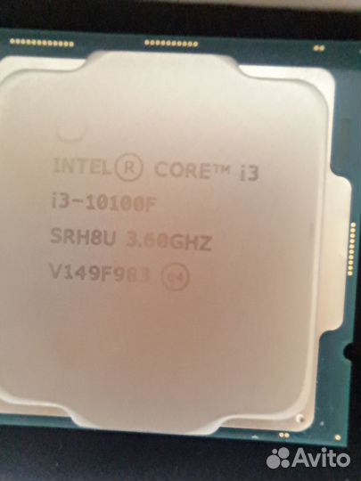 Процессор Intel core i3 10100f