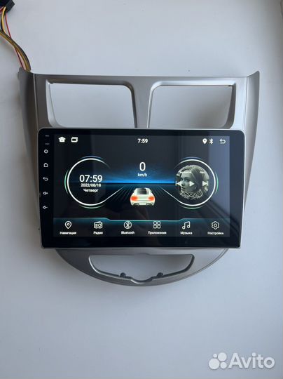 Магнитола Android hyundai Solaris