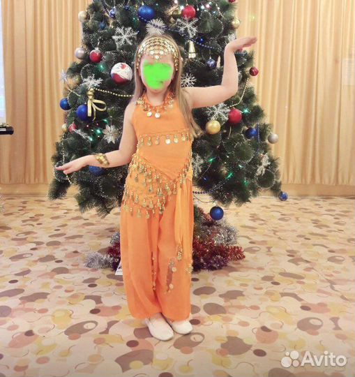 Костюм для восточных танцев детский