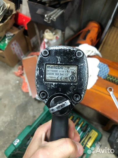 Пневмогайковерт Metabo dssw 360 Set 1/2