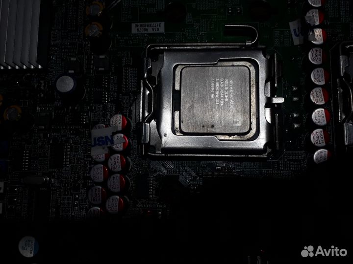 Комплект (материнка, 2 процессора, память)