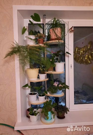 Цветочная полка в распор