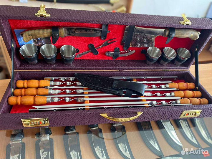 Шашлычный набор в кейсе