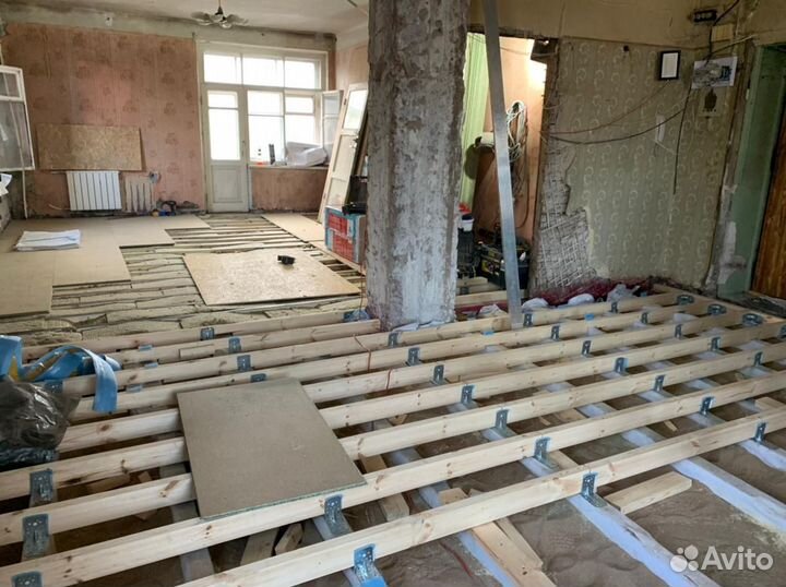 Ремонт фундамента и подьём дома