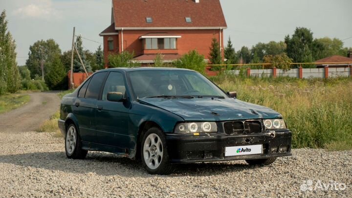 BMW 3 серия 2.0 МТ, 1991, битый, 37 753 км