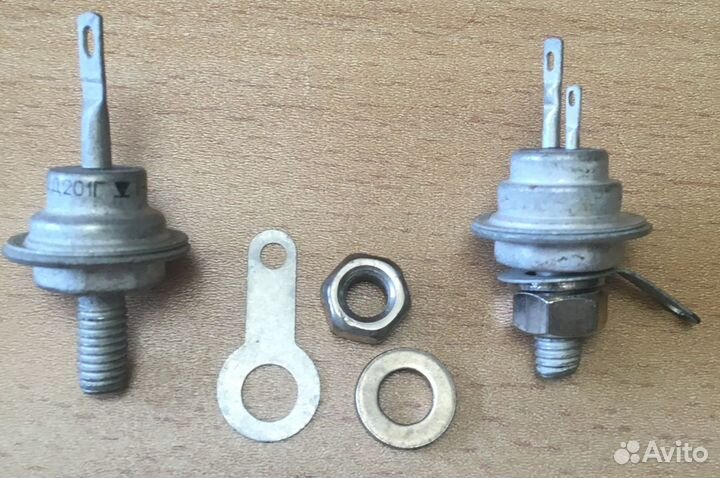 Для крепления диодов Комплект Гайка, шайба, лепест