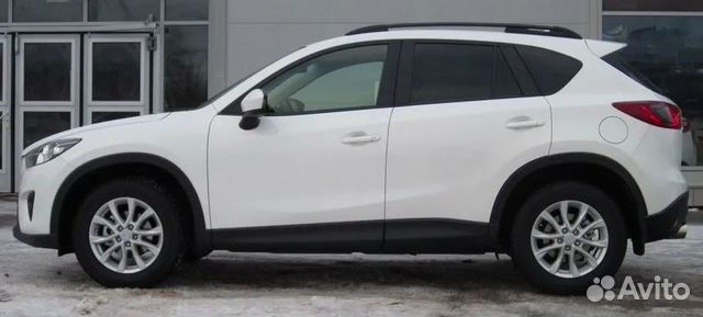 Рейлинги продольные для Mazda CX-5 (2017- ) черные