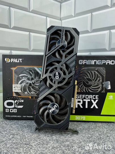 Видеокарта Palit RTX 3070 Gaming Pro OC 8 GB