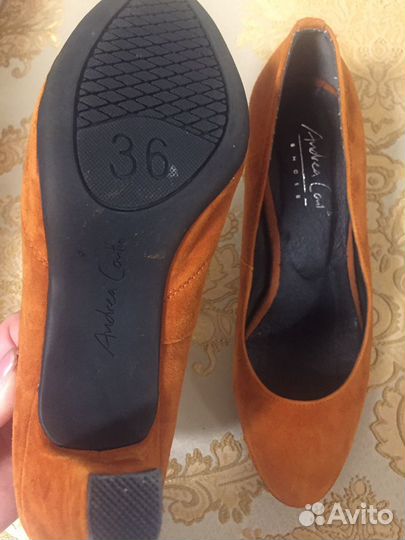Туфли замшевые 36 размер