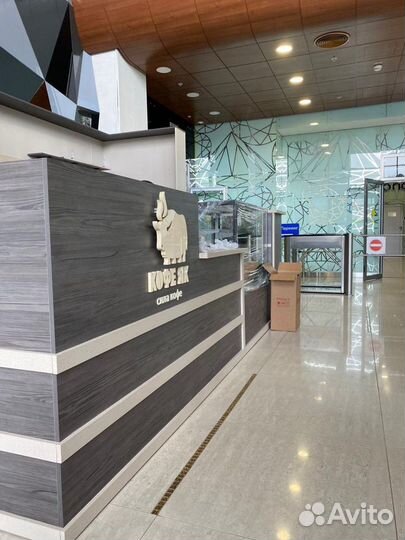 Барные стойки кофе с собой, Торговый остров в ТЦ