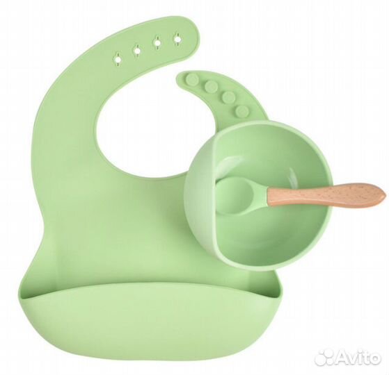 Детская посуда силиконовая