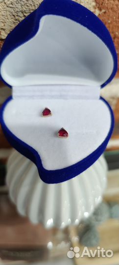 Золотые серьги пусеты