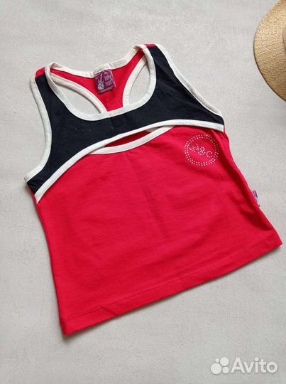 Шорты джинсовые для девочки 128 + подарок майка