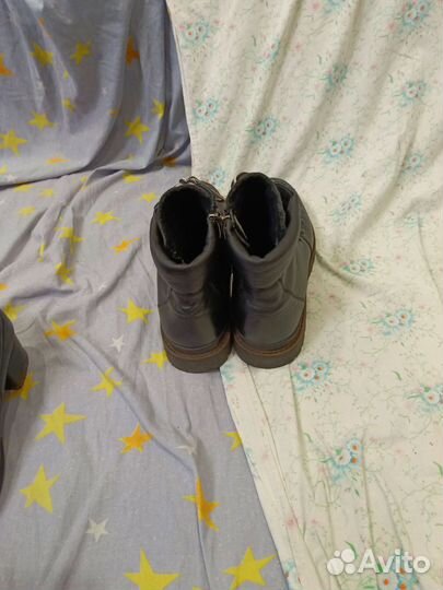 Ботинки демисезонные женские 41 размера, кожа