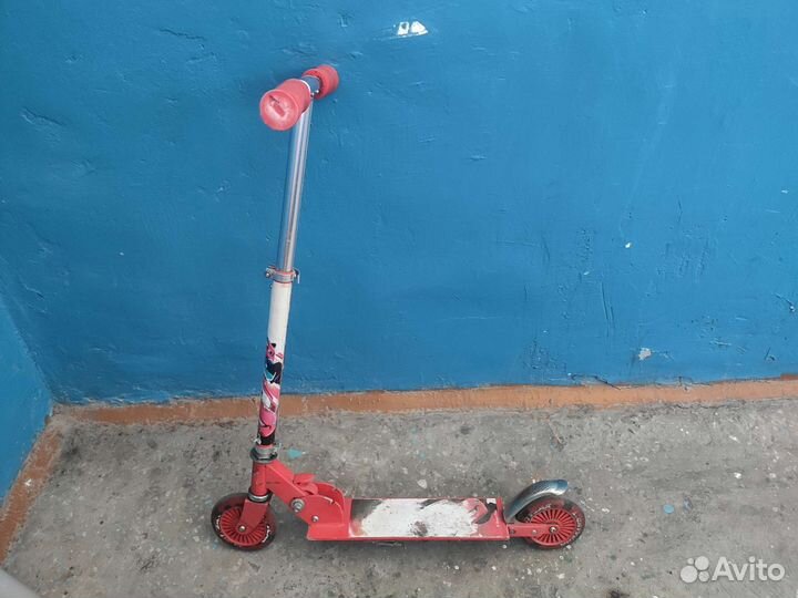 Самокат детский двухколесный бу
