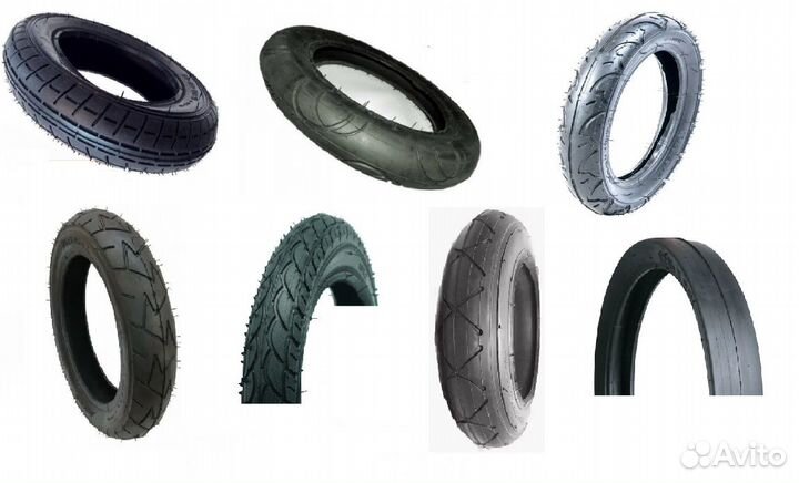 Покрышки для передних колес коляски (10 дюймов)