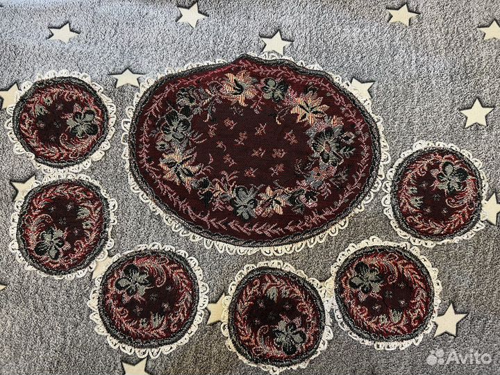 Винтажные столовые салфетки вышивка СССР