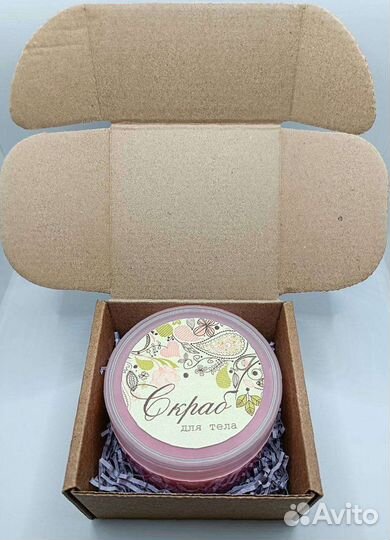 Сахарный скраб для тела. Ручная работа