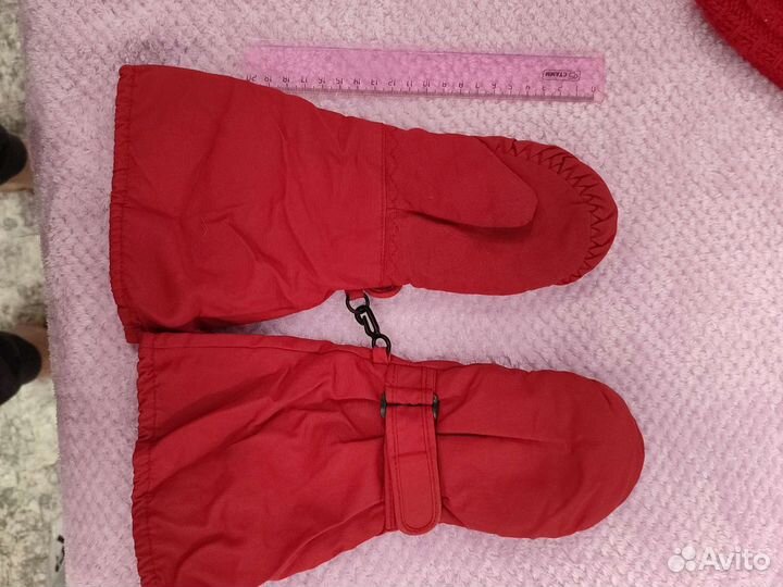 Варежки детские удлиненные