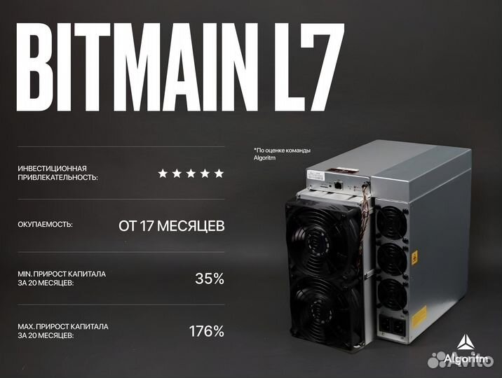 Antminer L7 8050 mh Асик Майнер