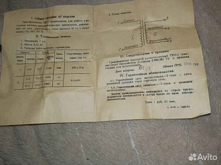 Трансформатор тока СССР