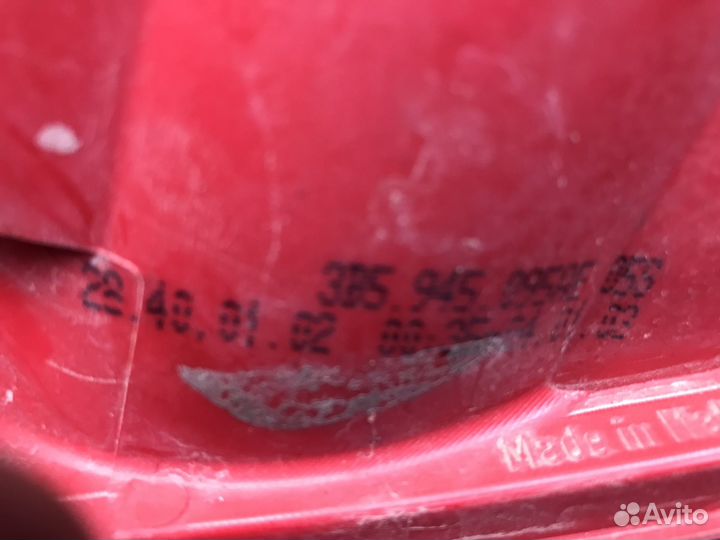 Фонари задние volkswagen пассат б5+ седан