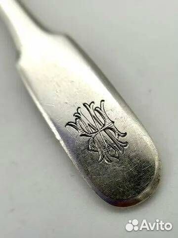 Набор кофейных серебряных ложечек 6 шт. царизм