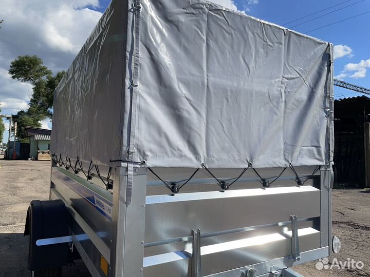 Прицеп легковой оцинкованный 2.25Х1.3 с тентом