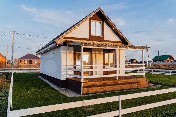 Коттедж 90 м² на участке 6 сот.