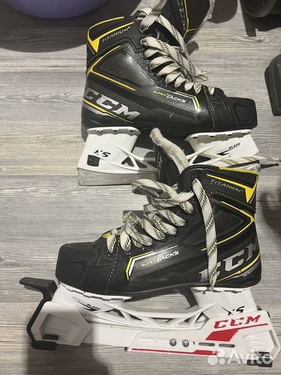 Коньки хоккейные ссм