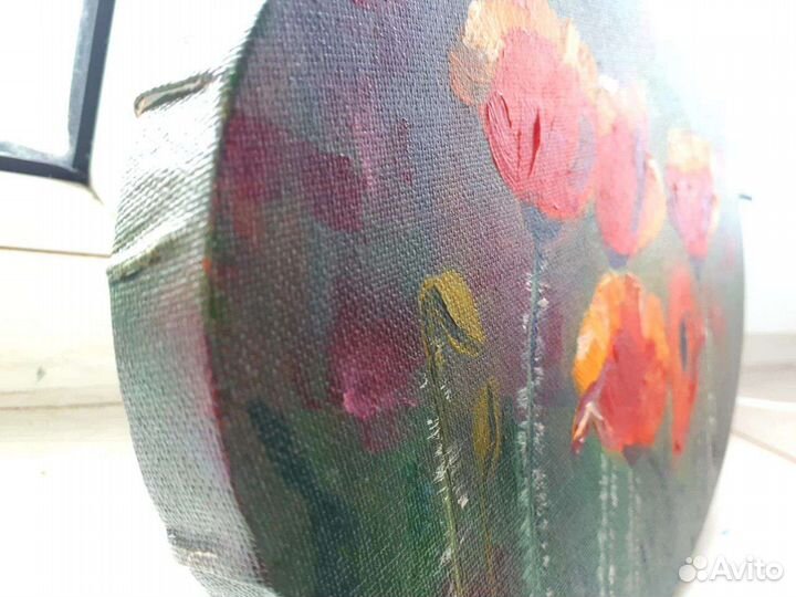 Картина маслом маки