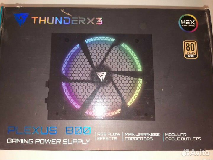 Блок питания Thunder X3 Plexus 800w