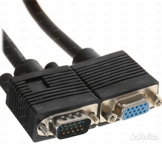 Кабель удлинительный dexp VGA - VGA, 2 м
