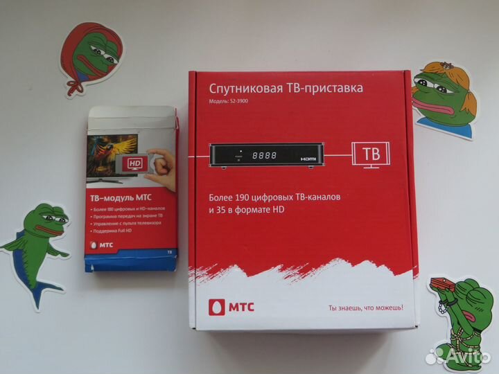 Спутниковая тв-приставка МТС + тв-модуль