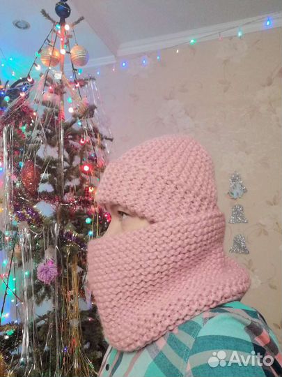 Шапка и снуд ручной работы