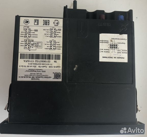 Тахограф бу с новым блоком скзи