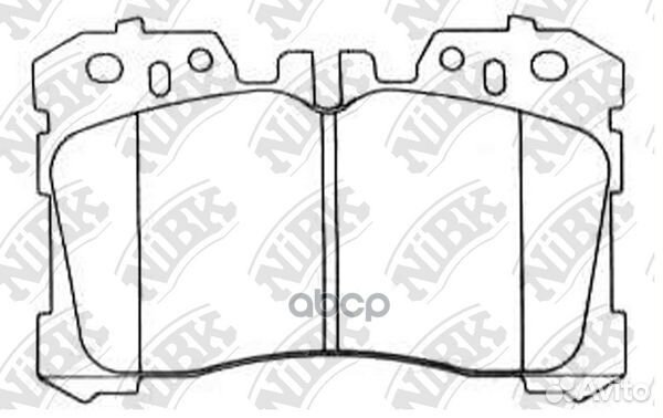 Колодки тормозные дисковые lexus LS 4.6 2006