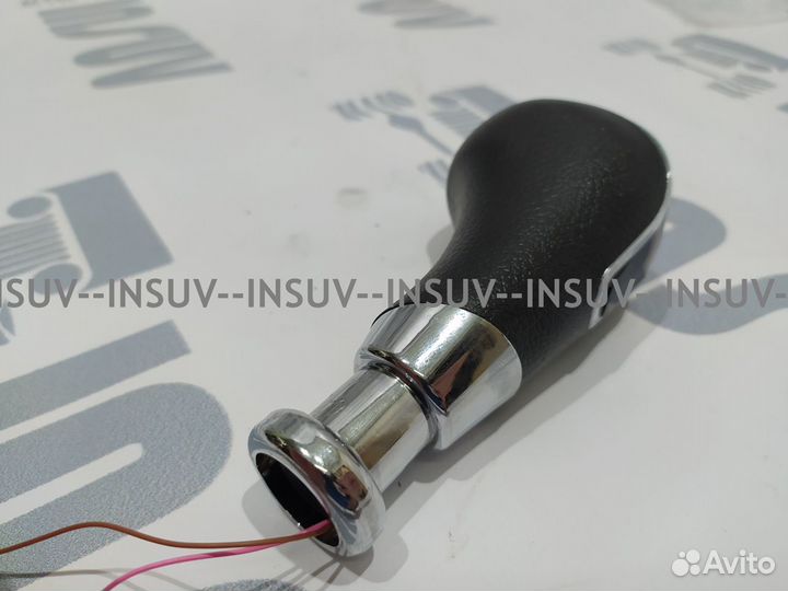 Ручка кпп Led Нива тип веста синий свет+хром