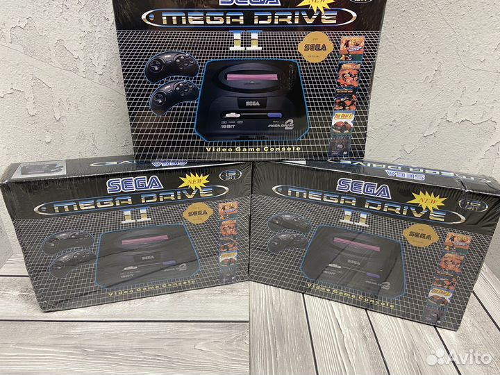 Новая/Sega Mega Drive 2+гарантия+куча игр