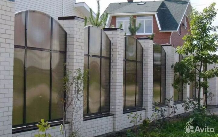 Забор из профнастила качественно под ключ