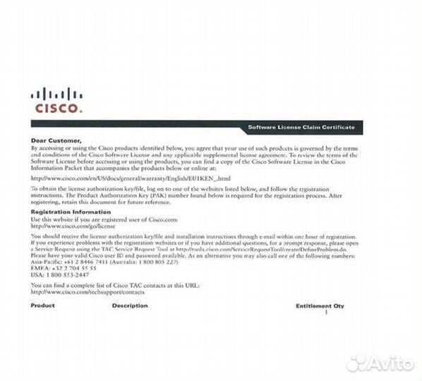 Лицензия Сisco ME3600X-A Цена с ндс Под заказ