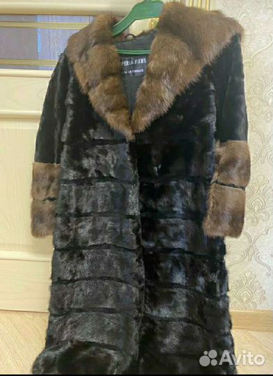 Шуба норковая с капюшоном новая