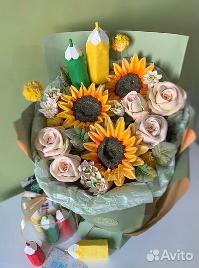 Зефирные цветы, Зефир, Букет из зефира, Цветы