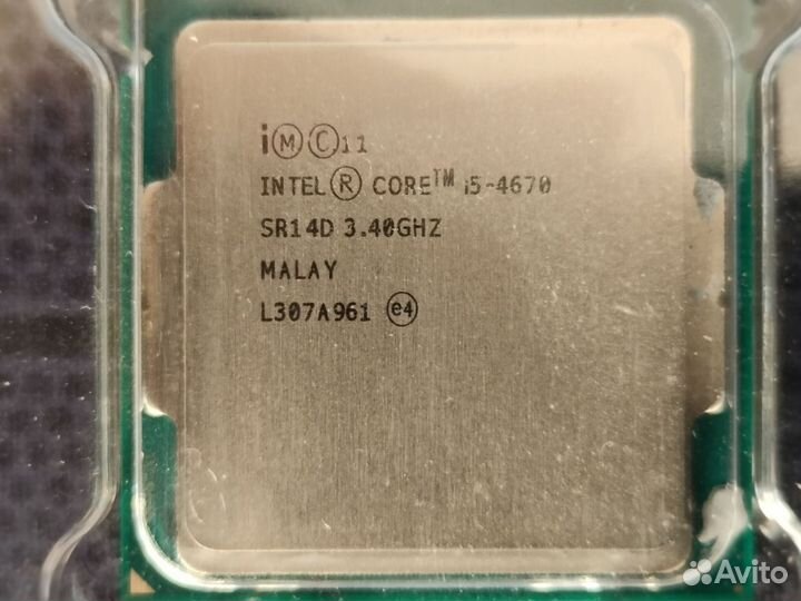 Боксовый Процессор intel core i5 4670
