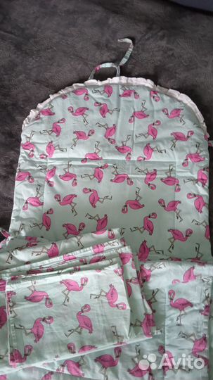 Детская кроватка бортики комплект постельного