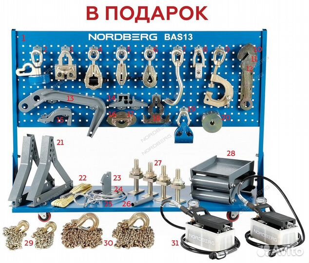Стапель платформенный Nordberg BAS13