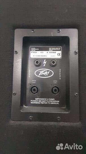 Усилитель Alesis и 2 акустические системы Peavey